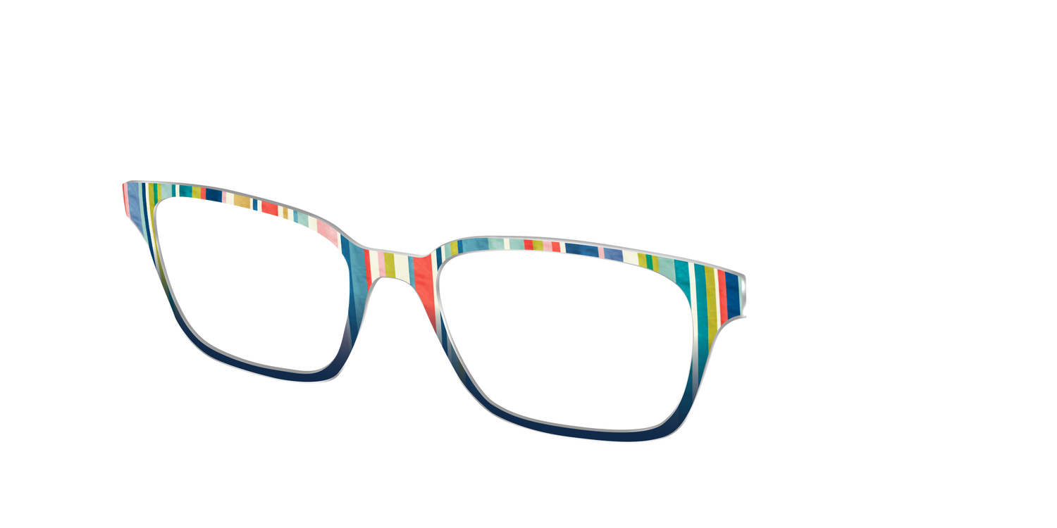 The Beach Bum Stripes - Angle Top Image - Pair Eyewear