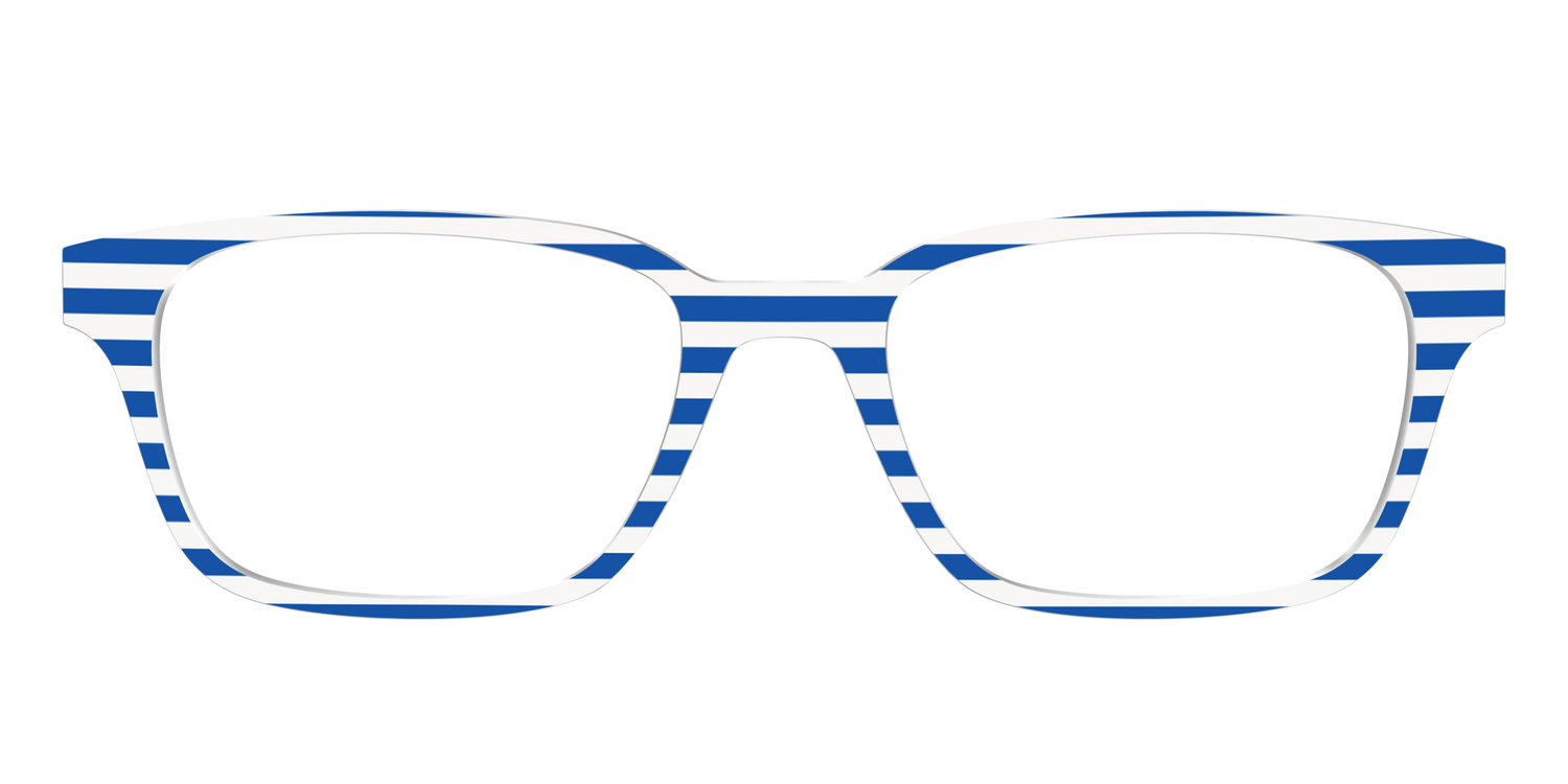 The Beach Umbrella Stripes - Front Top Image - Pair Eyewear