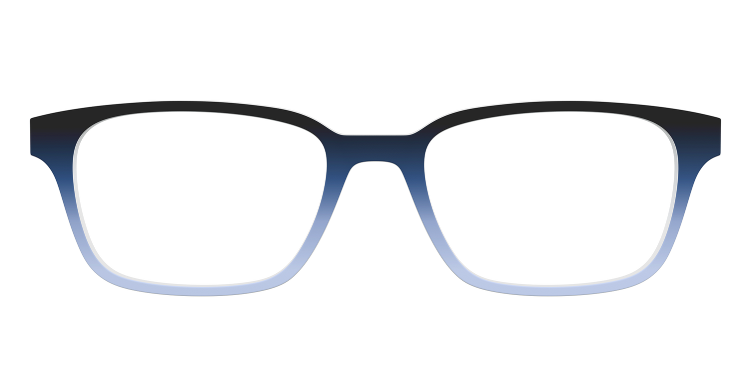 The Black to Tin Gradient - Front Top Image - Pair Eyewear