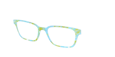 The Blue Lemonade Pearl Marble - Angle Top Thumbnail - Pair Eyewear