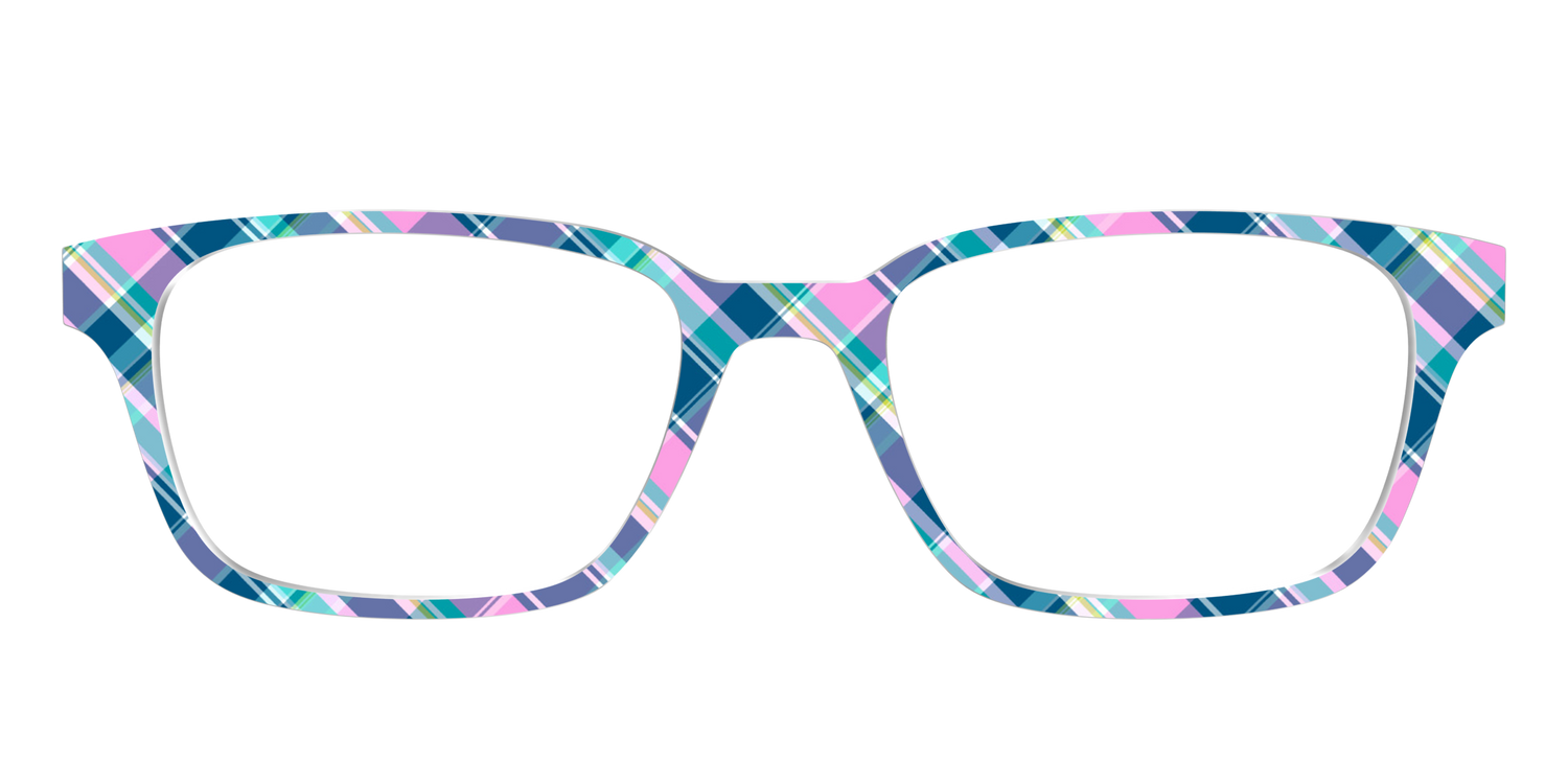 The Breezy Plaid - Front Top Image - Pair Eyewear