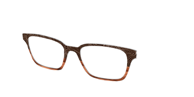 The Cabin Woodgrain Split - Angle Top Thumbnail - Pair Eyewear