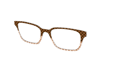 The Cappuccino Check Split - Angle Top Thumbnail - Pair Eyewear