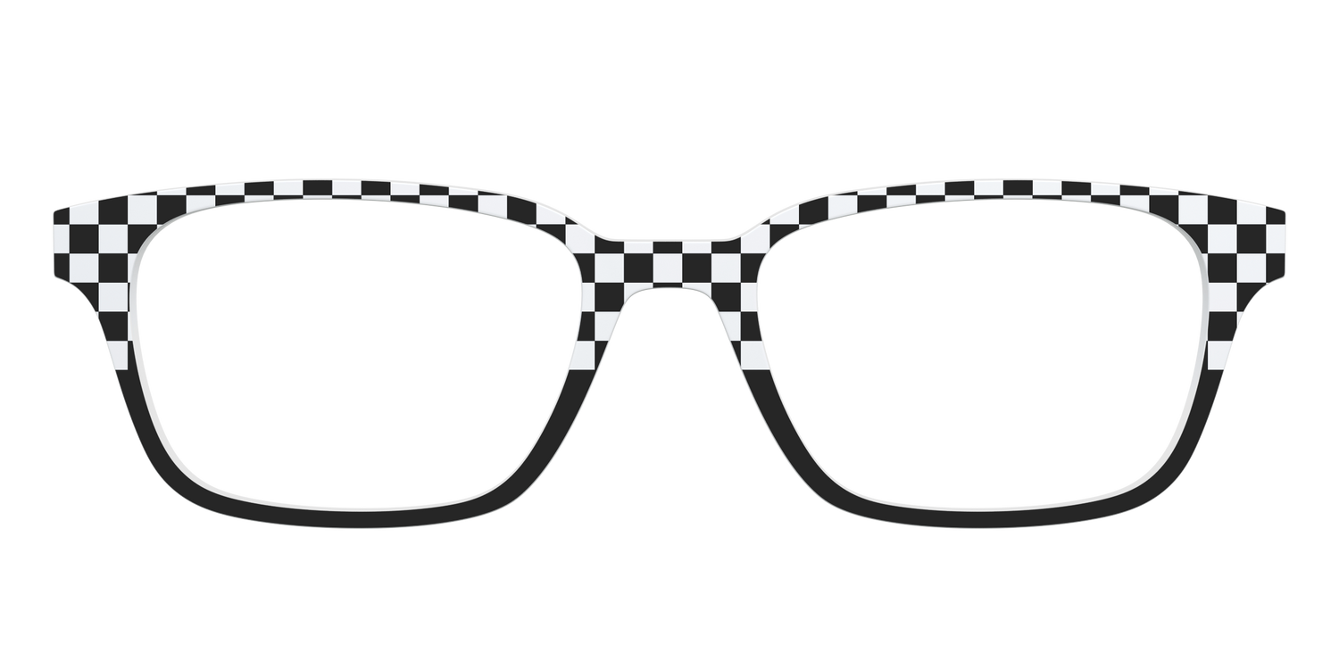The Classic Check Split - Front Top Image - Pair Eyewear