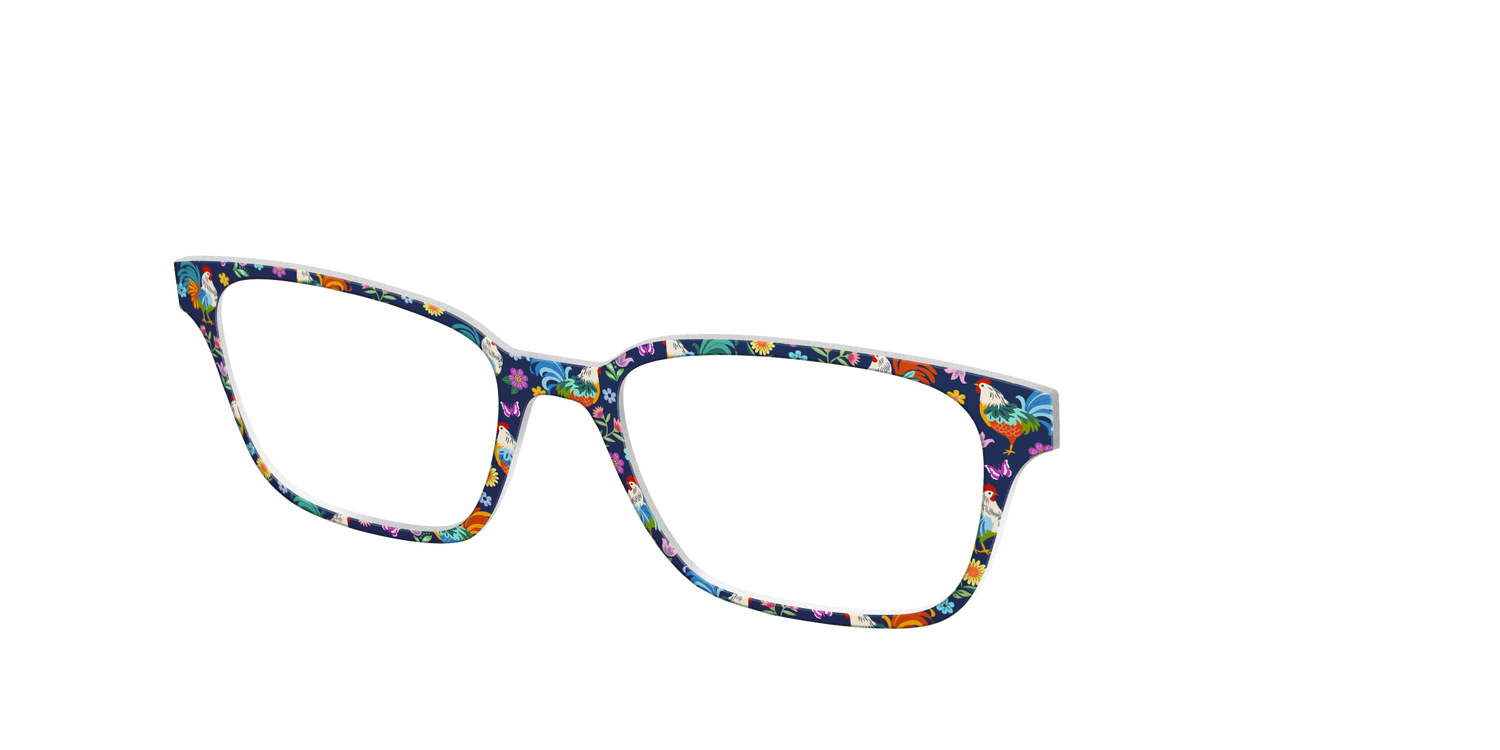 The Cock-a-Doodle-Doo - Angle Top Image - Pair Eyewear
