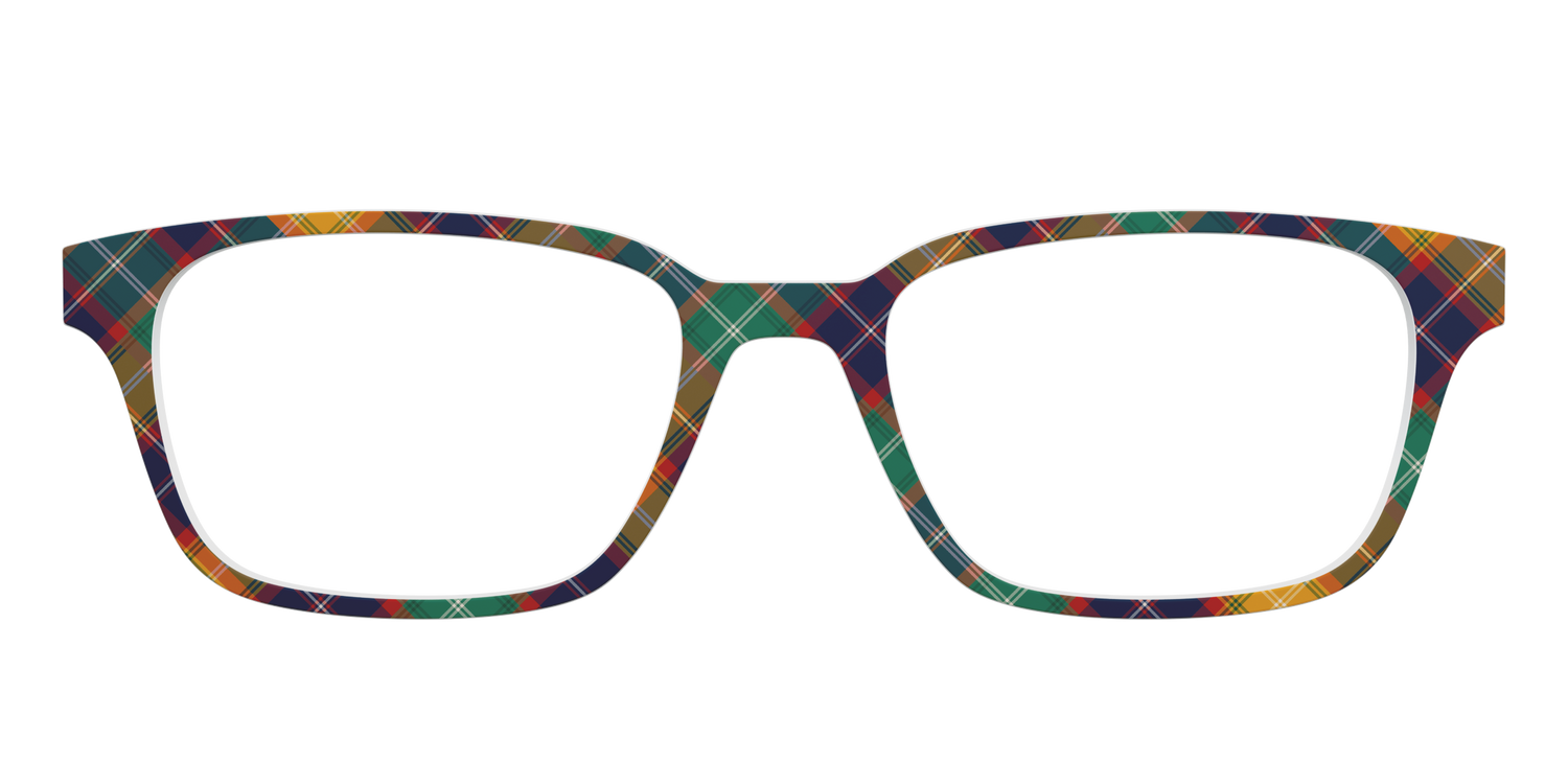 The Collegiate Plaid - Front Top Image - Pair Eyewear