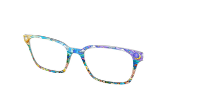 The Coral Reef Stained Glass - Angle Top Thumbnail - Pair Eyewear