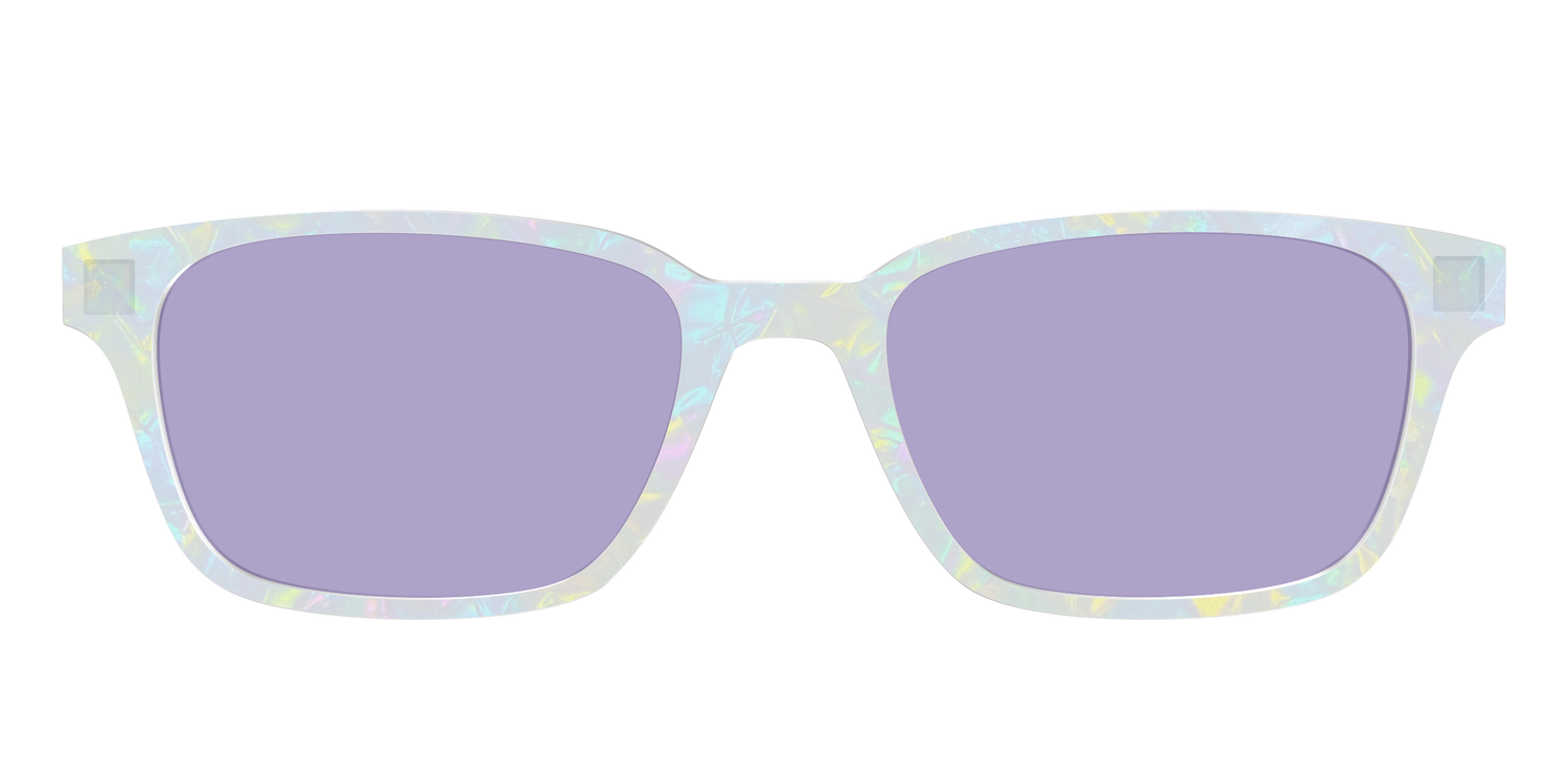 The Dazzling Opal with Celestial Purple Lens - Front Top Image - Pair Eyewear