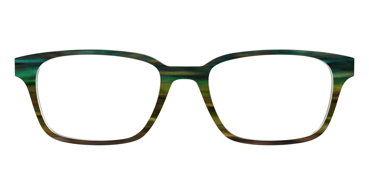 The Emerald Gradient Horn - Front Top Image - Pair Eyewear