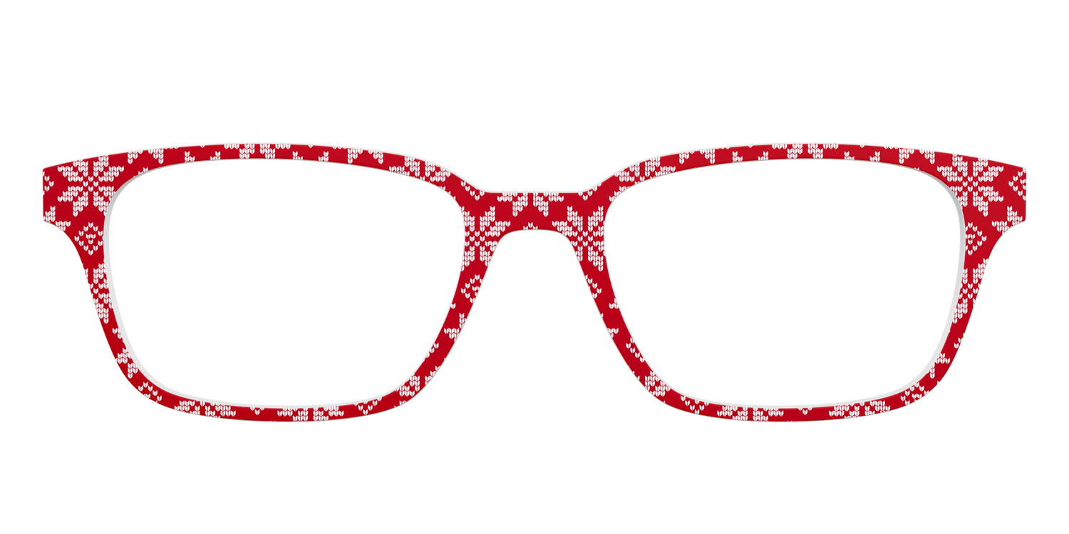 The Fairisle Snowflakes - Front Top Image - Pair Eyewear