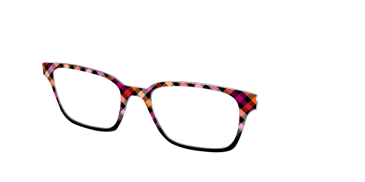 The Genuine Gingham - Angle Top Image - Pair Eyewear