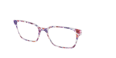 The Holographic Milky Floral - Angle Top Thumbnail - Pair Eyewear