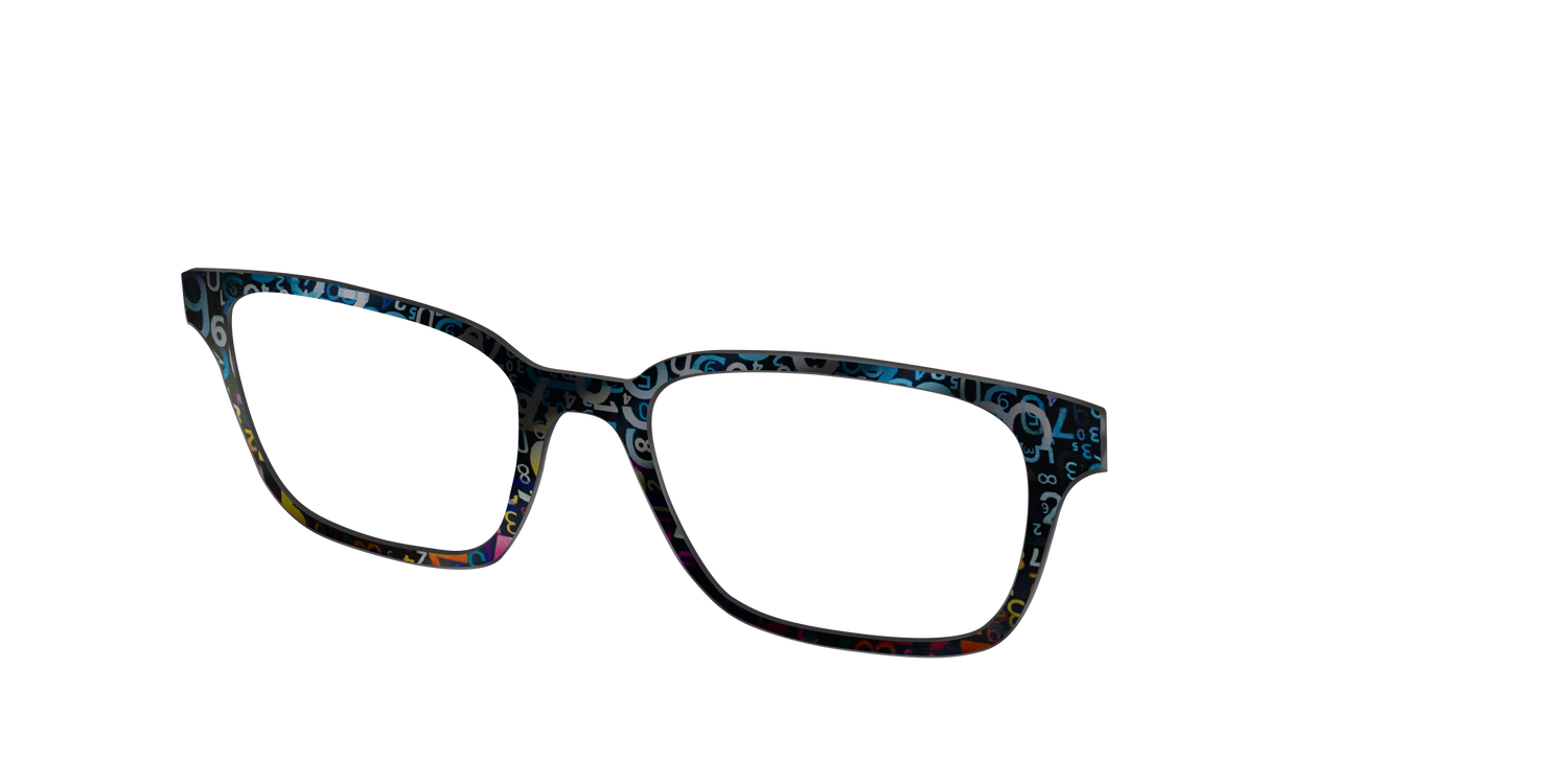 The Holographic Numbers - Angle Top Image - Pair Eyewear
