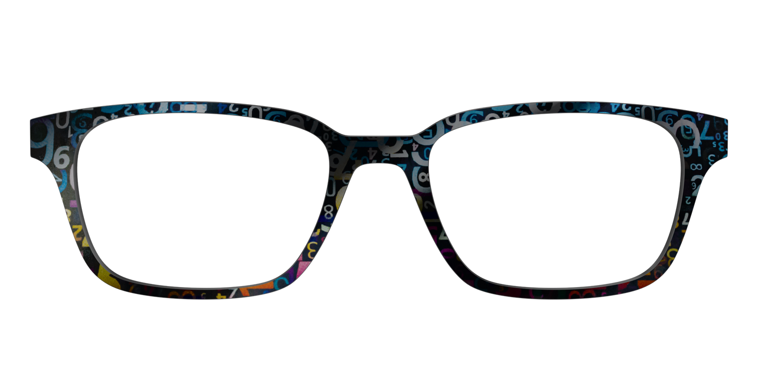 The Holographic Numbers - Front Top Image - Pair Eyewear