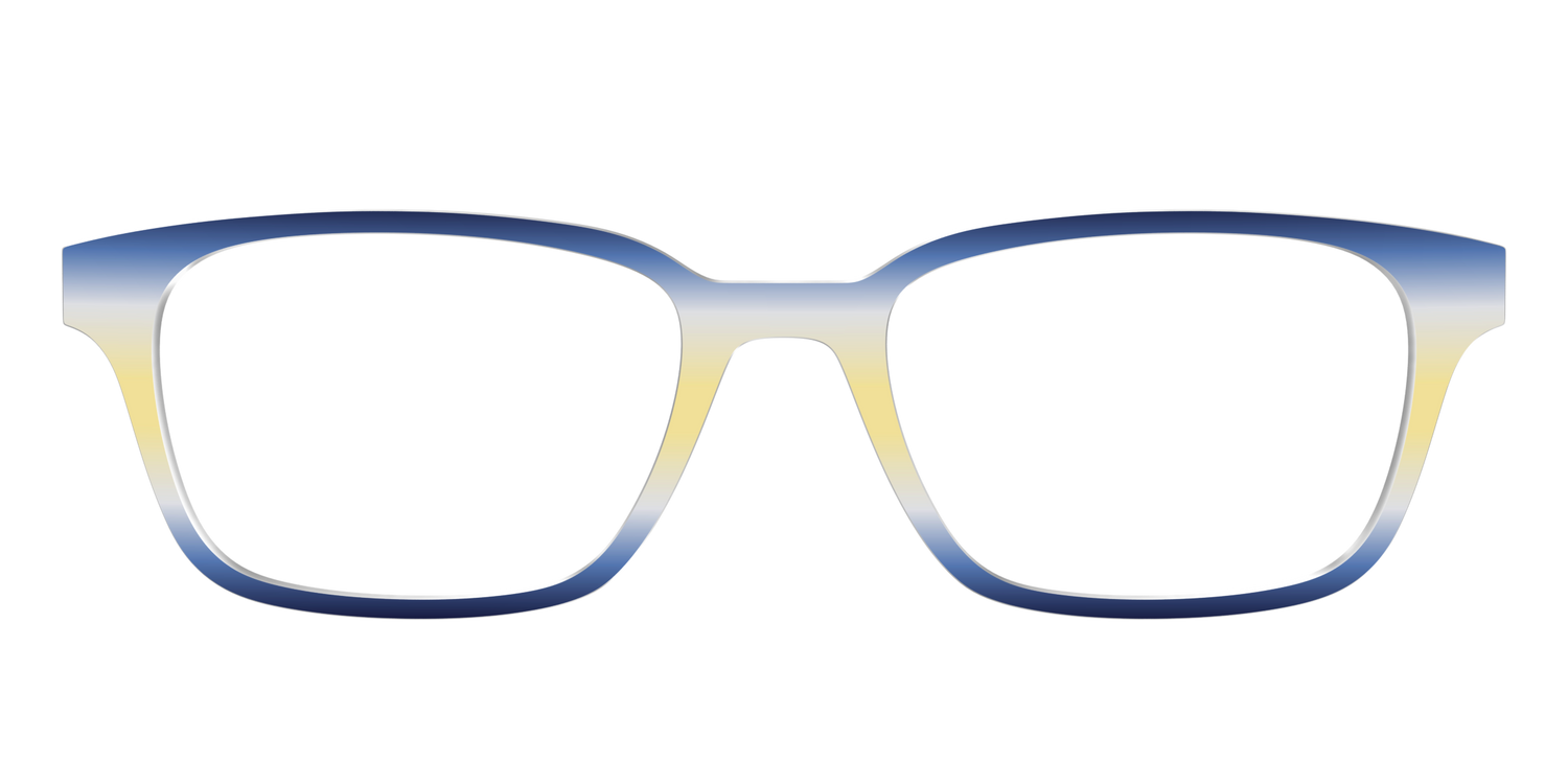 The Indigo to Honeysuckle Gradient - Front Top Image - Pair Eyewear