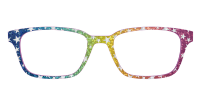 The Iridescent Rainbow Stars - Front Top Thumbnail - Pair Eyewear