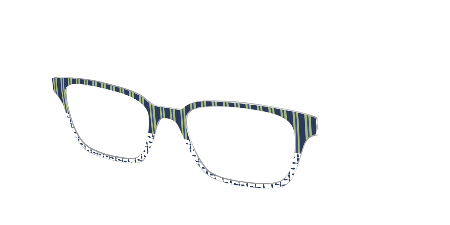 The Kayak Stripes - Angle Top Image - Pair Eyewear