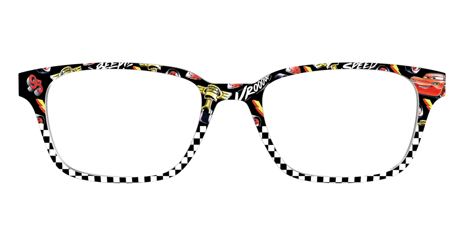 Lightning Mcqueen Speed Split - Front Top Image - Pair Eyewear