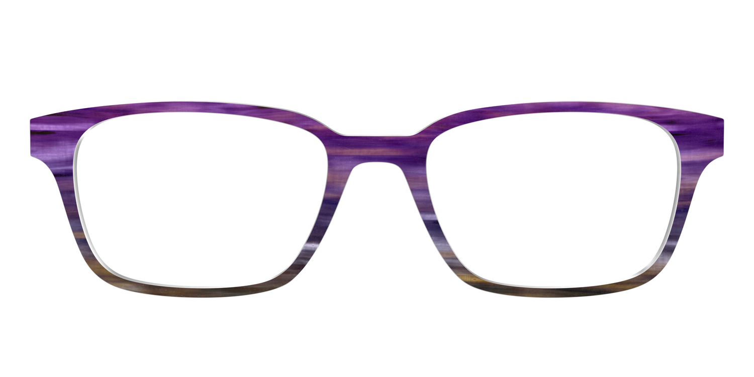 The Lilac Gradient Horn - Front Top Image - Pair Eyewear