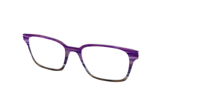 The Lilac Gradient Horn - Angle Top Thumbnail - Pair Eyewear