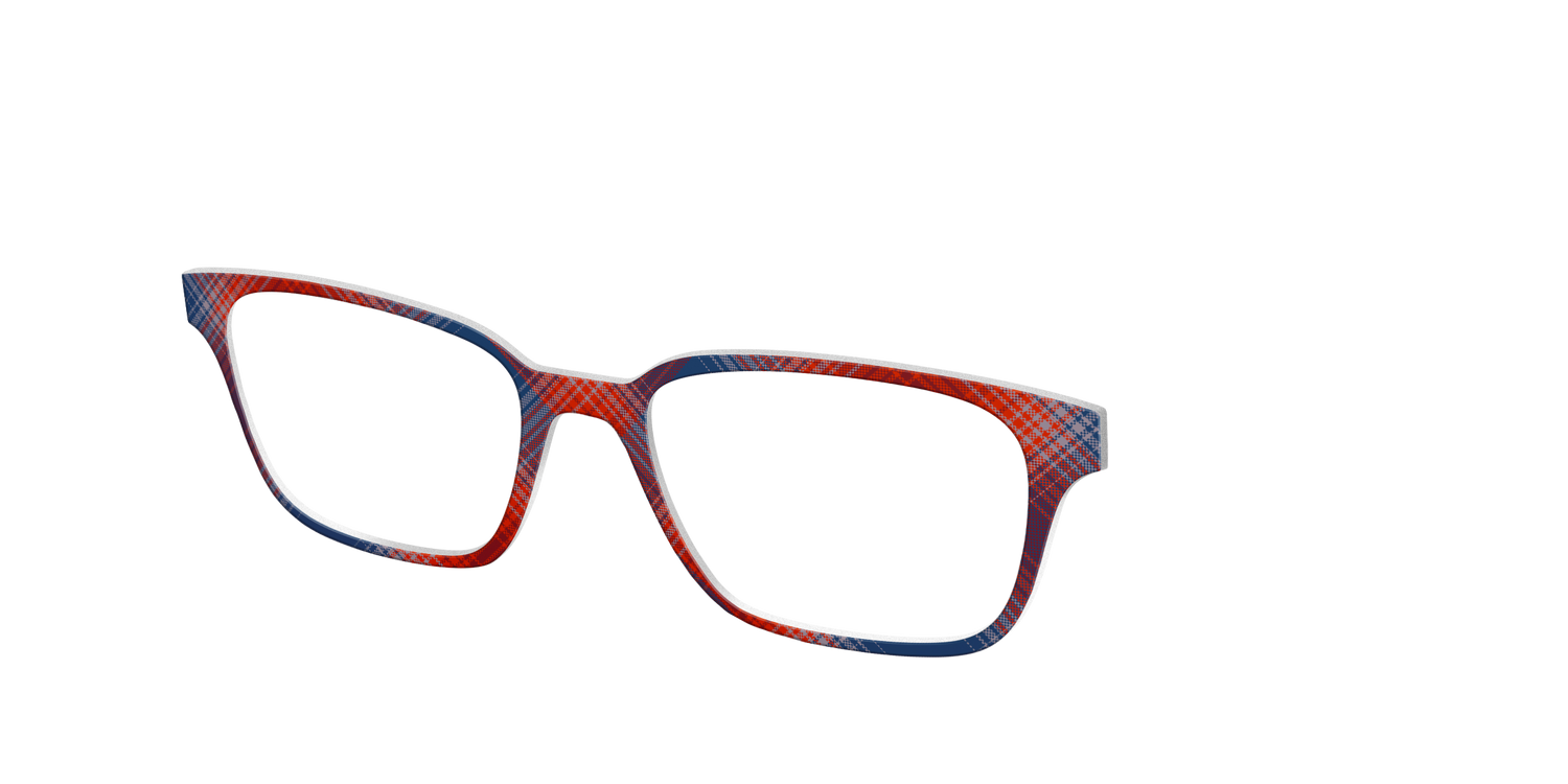 The Lodge Plaid - Angle Top Image - Pair Eyewear