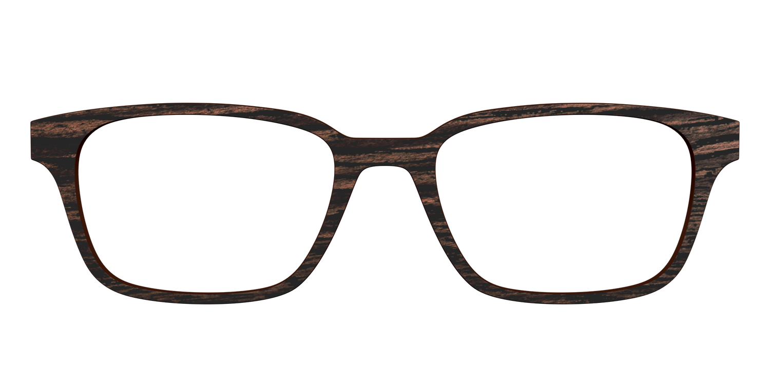 The Mahogany Woodgrain - Front Top Image - Pair Eyewear
