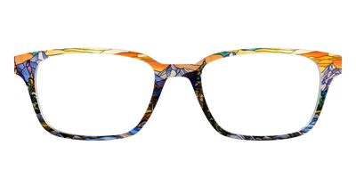 The Mountainscape Stained Glass - Front Top Thumbnail - Pair Eyewear