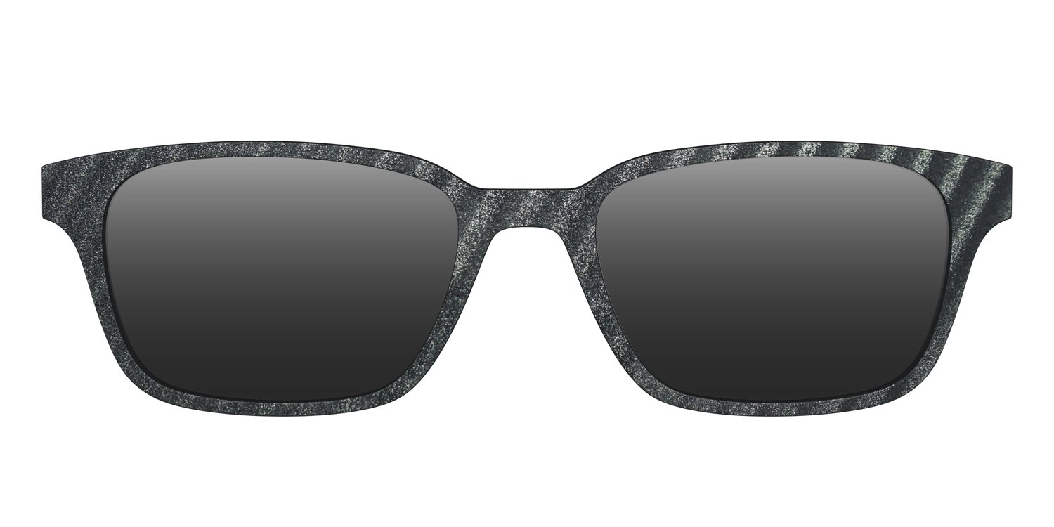 The Polarized Obsidian Stripe Sun Top - Front Top Image - Pair Eyewear
