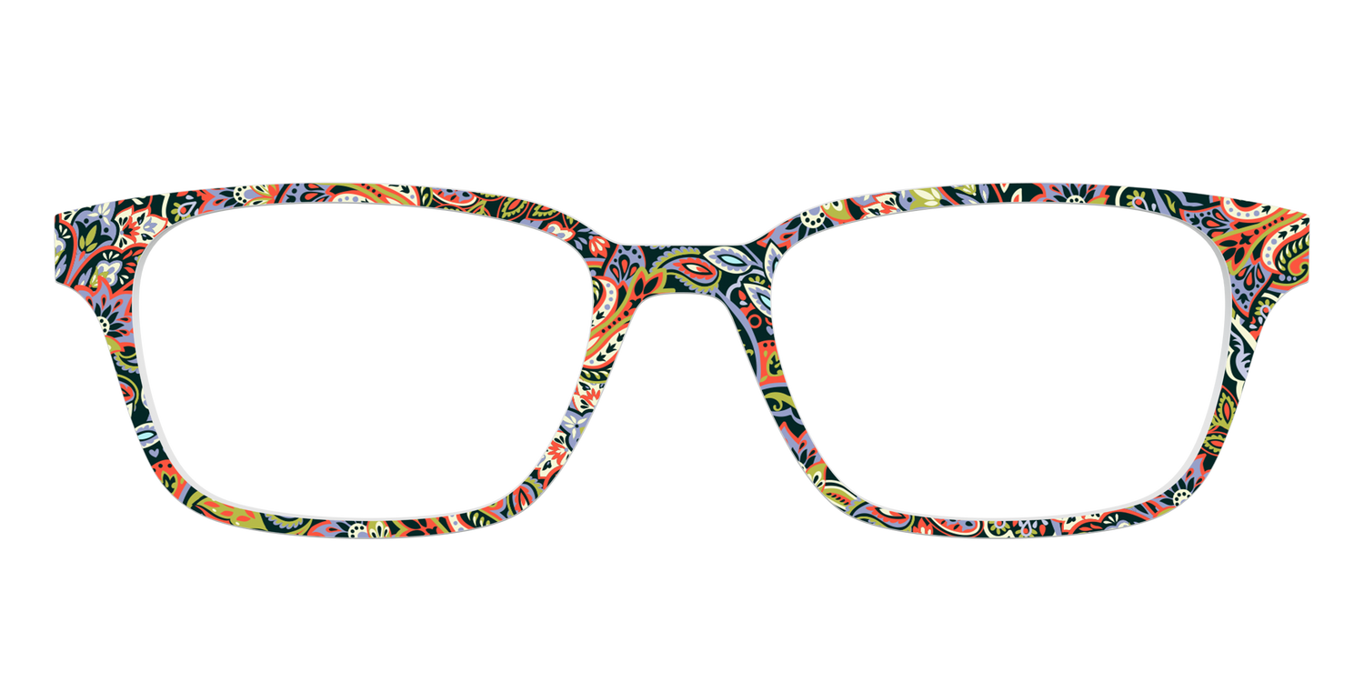 The Paradise Paisley - Front Top Image - Pair Eyewear