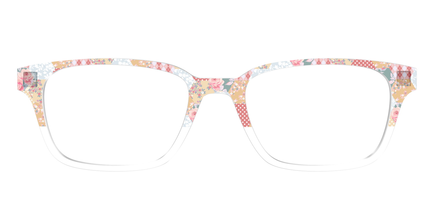 The Patchwork Hexagon Crystal Split - Front Top Image - Pair Eyewear