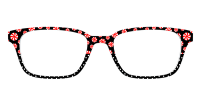 The Peppermint Pin Dot Split - Front Top Thumbnail - Pair Eyewear