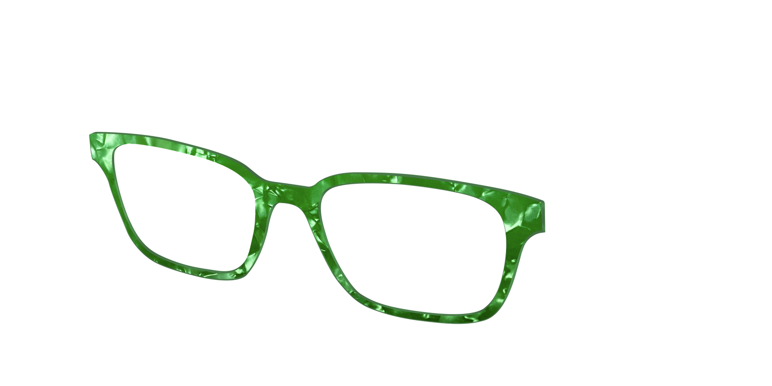 The Peridot Pearl Marble - Angle Top Image - Pair Eyewear