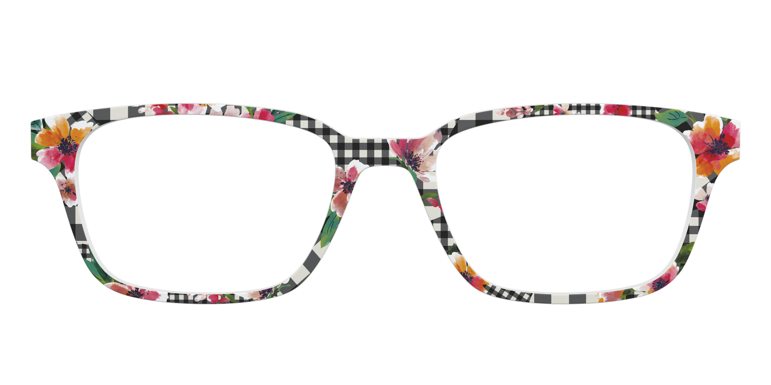 The Petal Plaid - Front Top Image - Pair Eyewear
