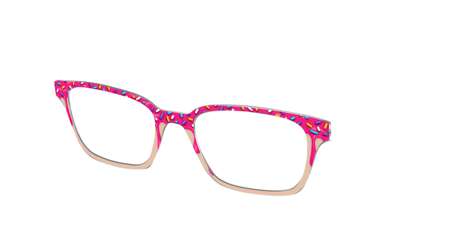 The Pink Pastry - Angle Top Image - Pair Eyewear