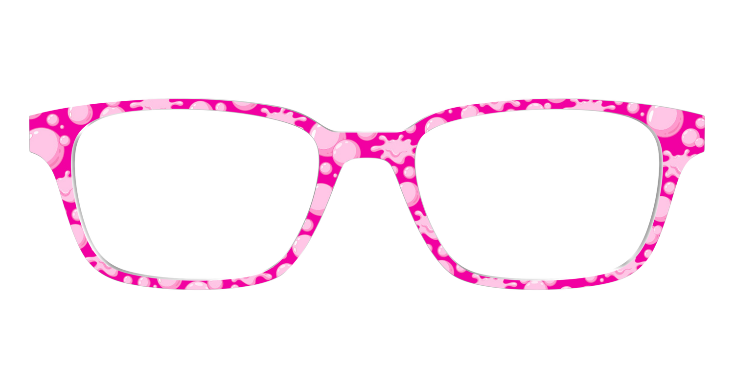 The Pink Pop Bubbles - Front Top Image - Pair Eyewear