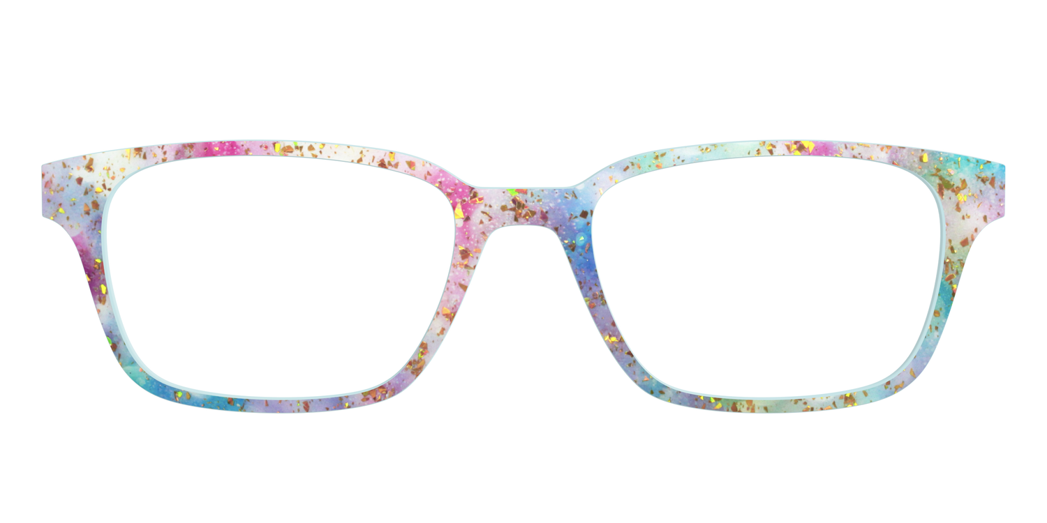The Pixie Bokeh with Gold Flakes - Front Top Image - Pair Eyewear