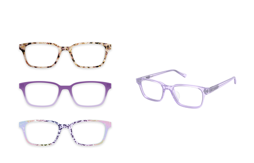 The Finley - Lavender Clear - Pair Eyewear