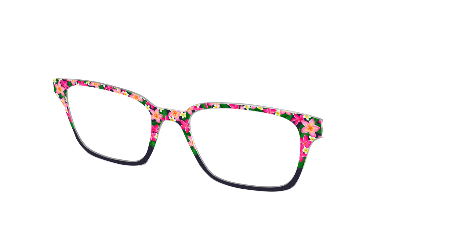 The Plumeria Crown - Angle Top Image - Pair Eyewear