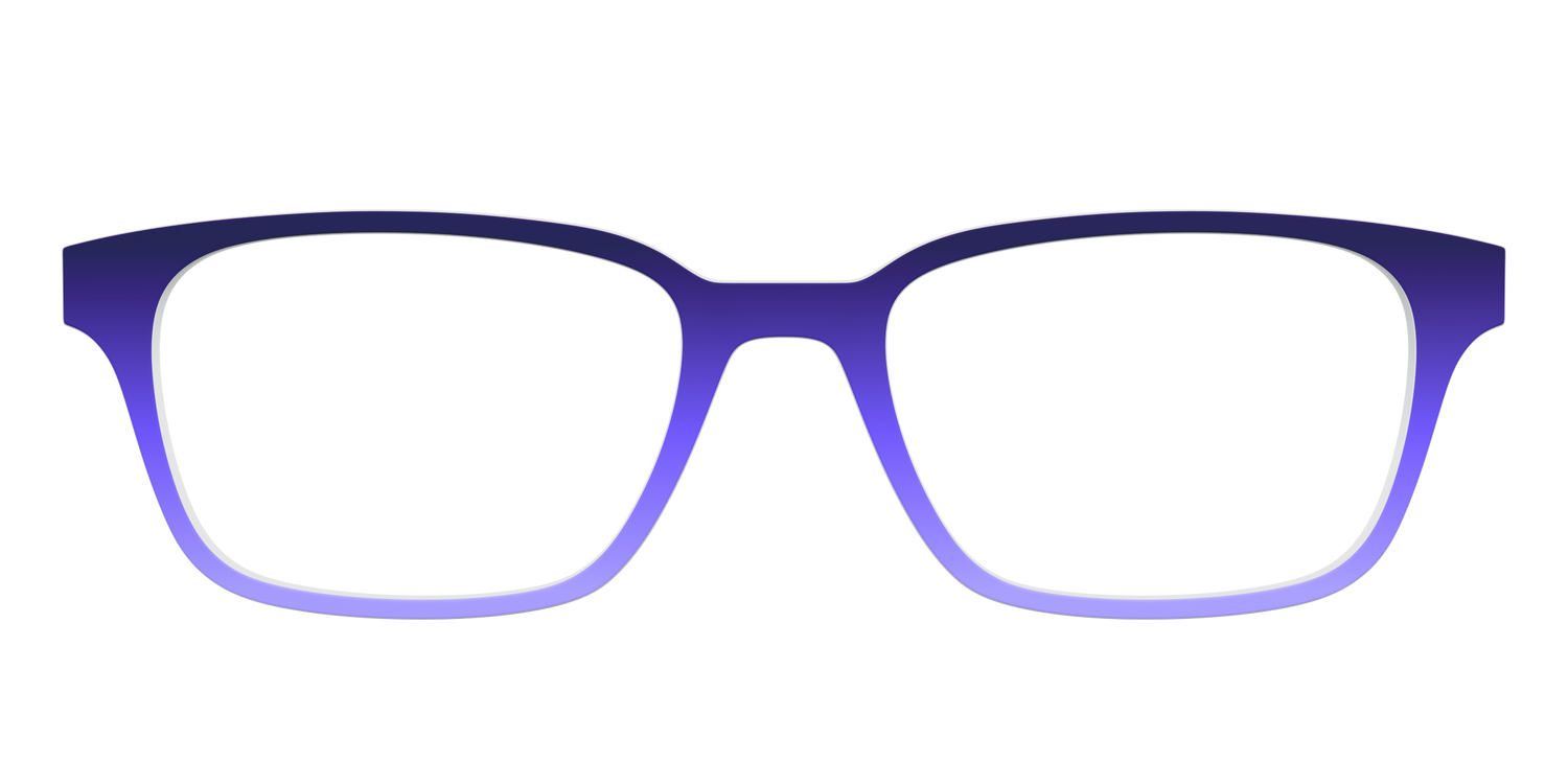 The Plum to Wisteria Gradient - Front Top Image - Pair Eyewear