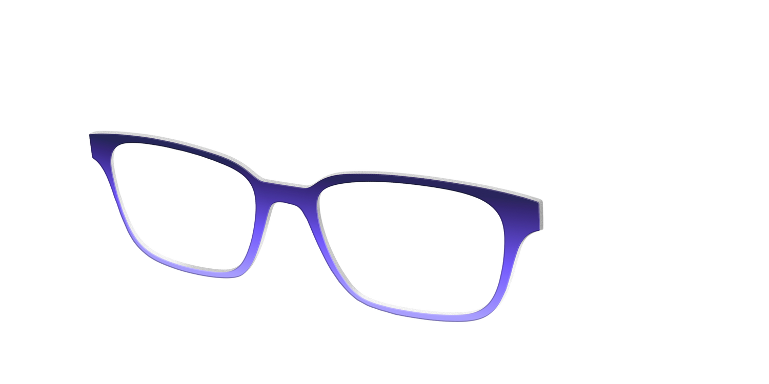 The Plum to Wisteria Gradient - Angle Top Image - Pair Eyewear