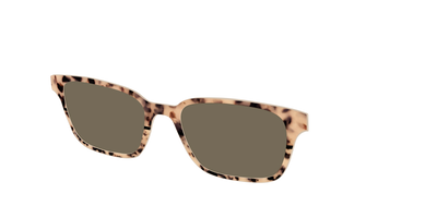 The Polarized Bisque Tortoise Split Sun Top - Angle Top Thumbnail - Pair Eyewear