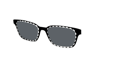 The Polarized Stylish Daisy Sun Top - Angle Top Thumbnail - Pair Eyewear
