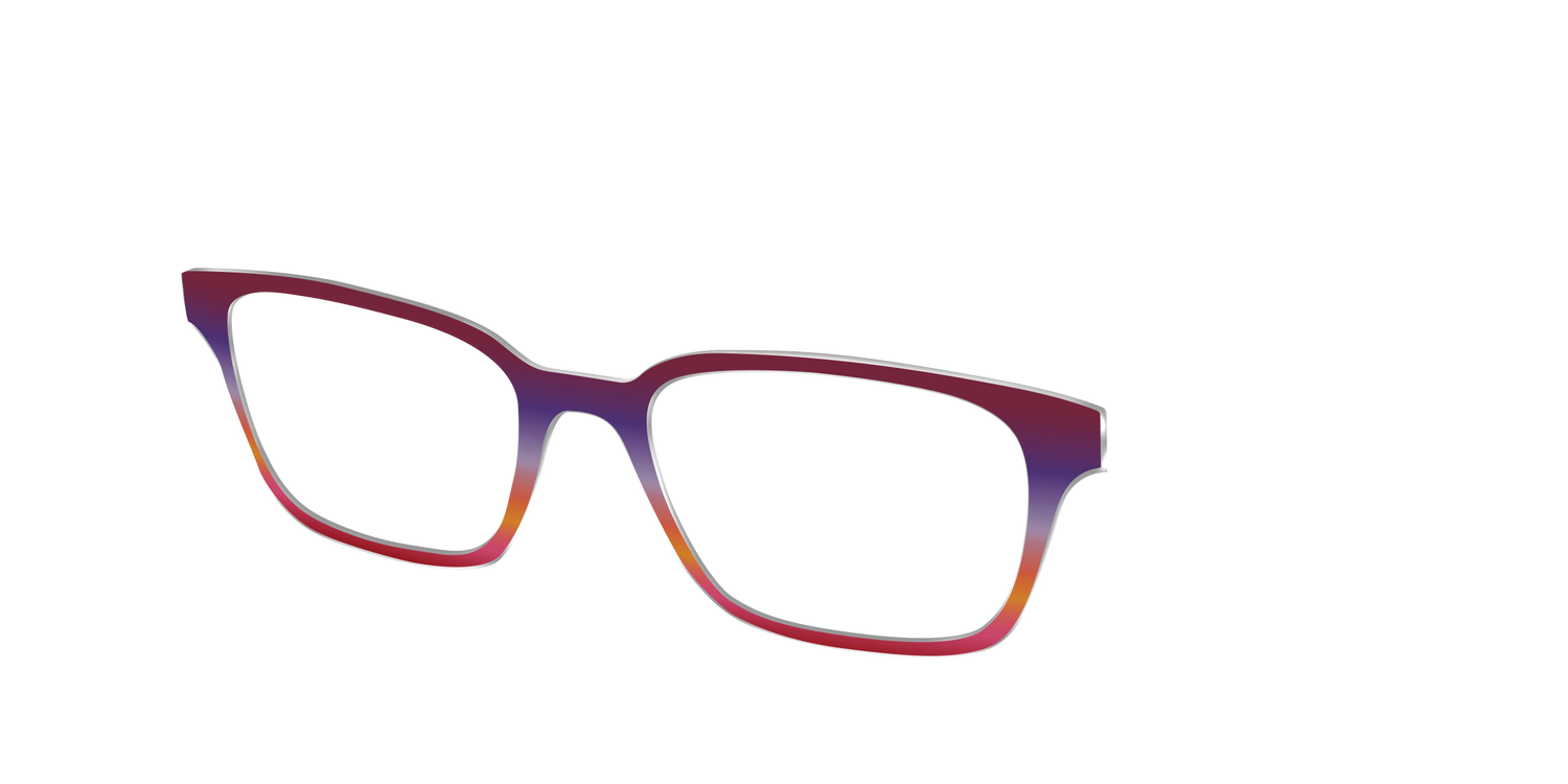 The Primary Gradient - Angle Top Image - Pair Eyewear