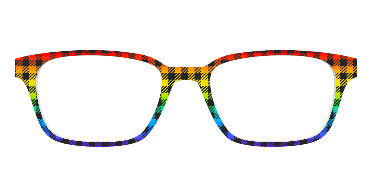 The Primary Plaid - Front Top Image - Pair Eyewear