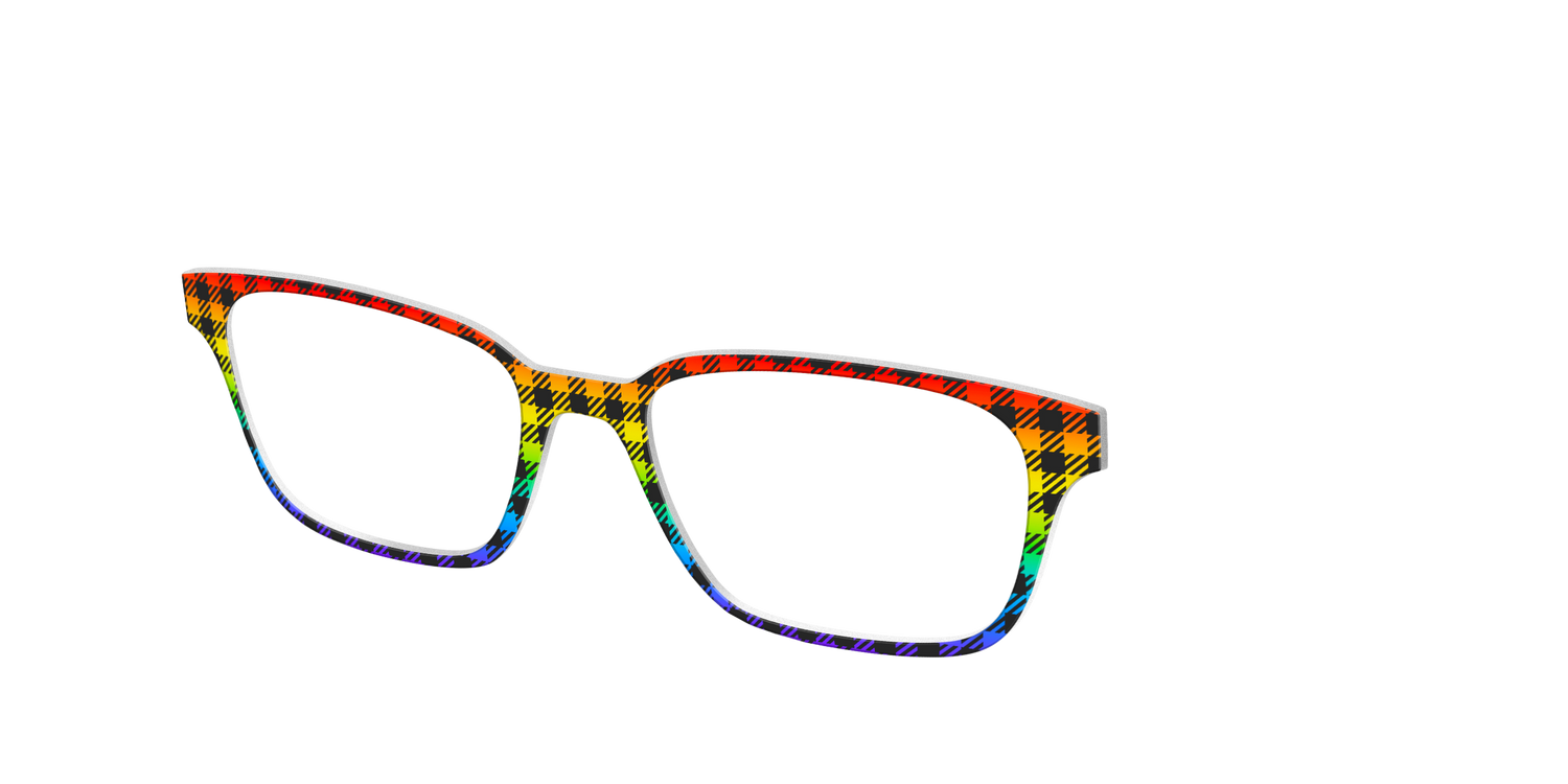 The Primary Plaid - Angle Top Image - Pair Eyewear