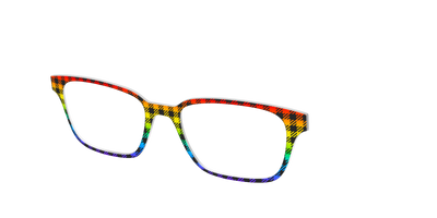 The Primary Plaid - Angle Top Thumbnail - Pair Eyewear