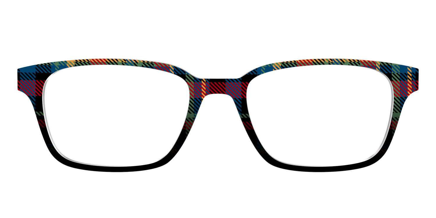 The Principal Plaid - Front Top Image - Pair Eyewear
