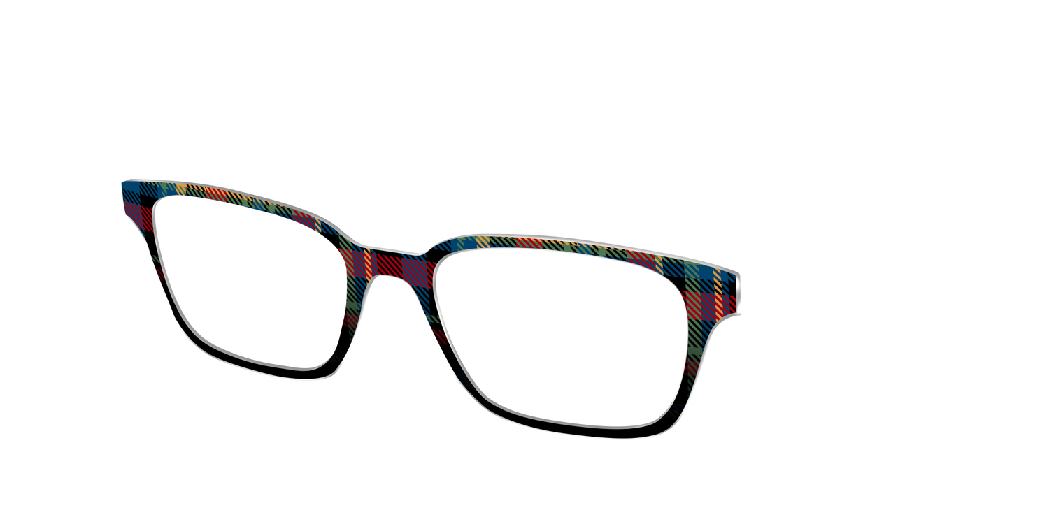 The Principal Plaid - Angle Top Image - Pair Eyewear