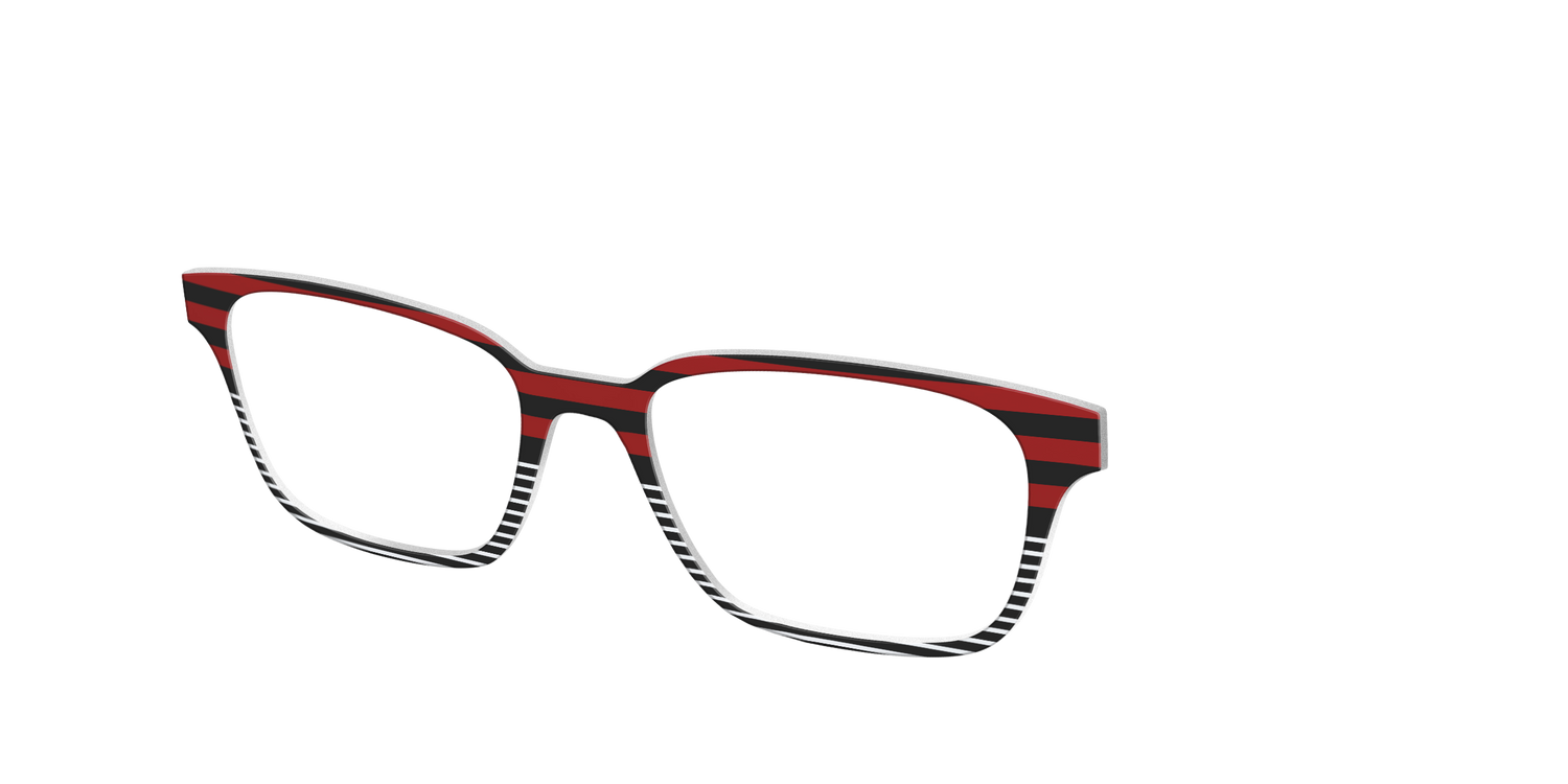 The Punk Stripes Split - Angle Top Image - Pair Eyewear