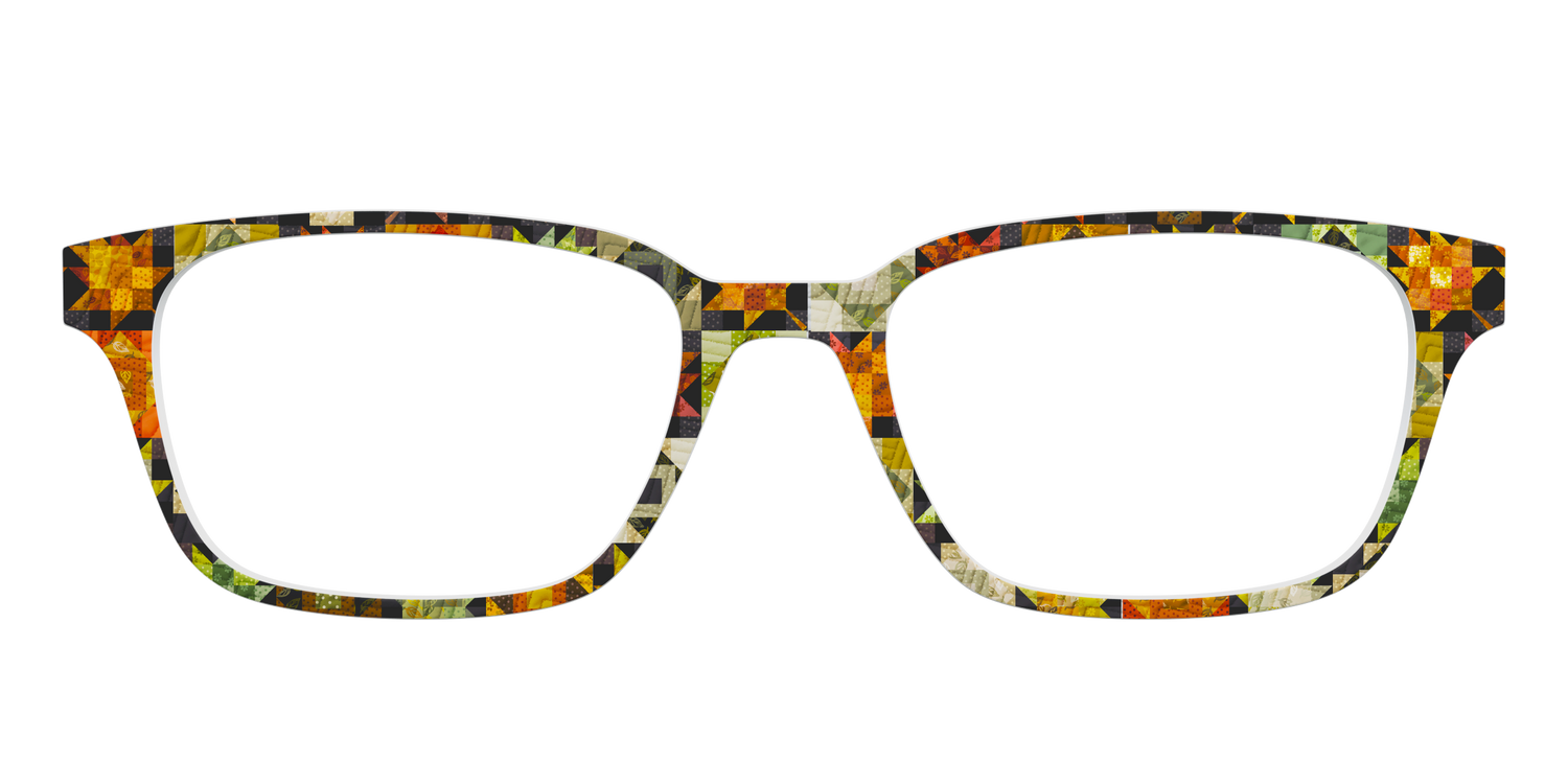 The Quilted Leaves - Front Top Image - Pair Eyewear